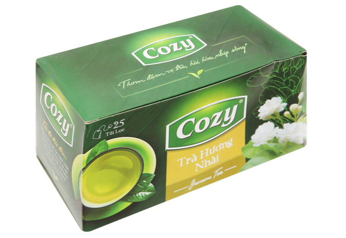 ベトナム ジャスミン茶 / Trà Cozy hương nhài hộp 50g (25 gói x 2g