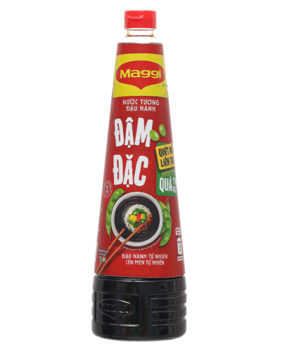 Maggi Brand Vietnamese Soy Sauce / Nước Tương Maggi Đậm Đặc Chai 700ml Viet KAU