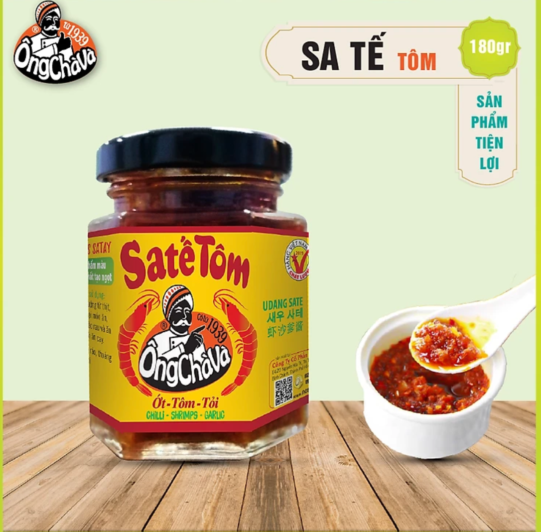 サテトム Ông Chà Và 社 180グラム / Sa tế tôm Ông Chà Và 180gr – VIETKAU-ベトナム食品 ...