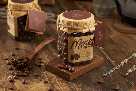 Chocolate coated coffee beans (melito dragee) / Socola bọc cà phê – Hũ 180g