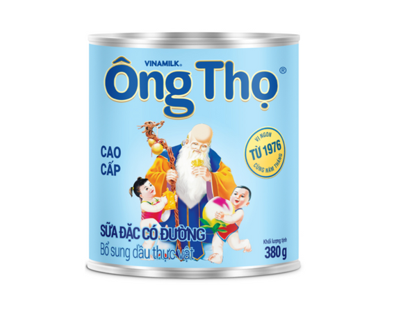 베트남 커피 연유 콘덴스 밀크 VINAMILK(베트남산 콘덴스 크림) / Sữa đặc có đường Ông Thọ Trắng nhãn xanh lon 380g