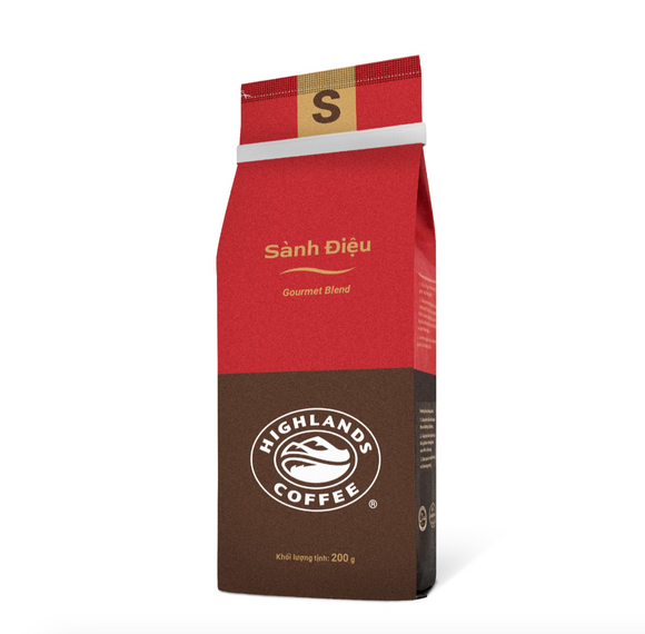ベトナムコーヒー 粉末 HIGHLANDS COFFEE（ハイランズコーヒー） グルメブレンド 200gram