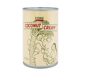 Cộng Cà Phê コンカフェココナッツクリーム 400ml / Cốt dừa và kem đặc có đường Bộ đôi tiết kiệm Cộng Cà Phê