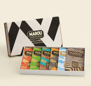 【MAROU】シングルオリジン・ミニタブレット6枚セット  480g /MAROU Chocolate Hộp Quà The Faiseur Collection – 6X80G