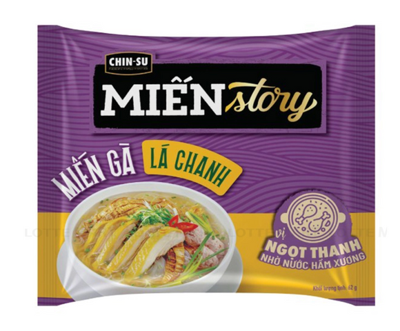 チンスー フォーストーリー 鶏レモングラス風味 春雨麺（62g） /Miến Chinsu Story Gà Lá Chanh Gói 62G