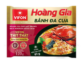 バンダークア 米麺 カニ風味  120グラム  / Bánh Đa Cua Hoàng Gia Vifon Gói 120G