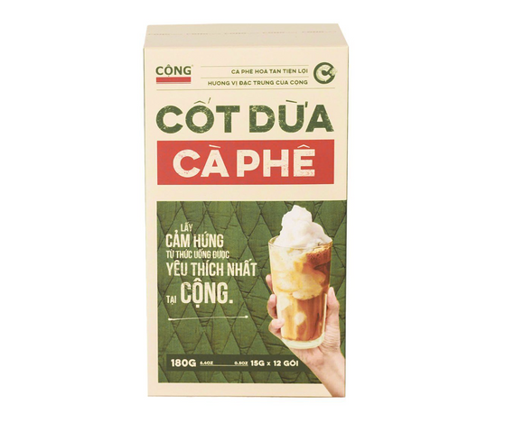 Cộng Cà Phê ココナッツ香るインスタントベトナムコーヒー/  Cộng Cà Phê Cốt Dừa Cà Phê