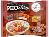 チンスー フォーストーリー 牛肉風味（131g）/ Chin-su Phở Story tô (có thịt thật) hương vị Phở bò, Chinsu Phở bò Story tô, Phở Thìn bờ hồ (131g/tô)