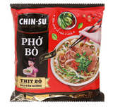 チンスー 牛肉フォー インスタント麺  / Phở bò nguyên miếng Chinsu gói 132g