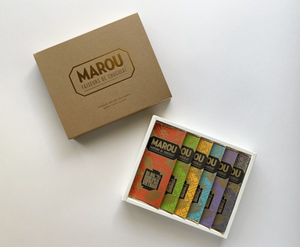 [MAROU] Single origin mini tablet 6 piece set / MAROU Chocolate
