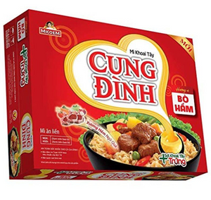 MICOEM CUNG DINH ベトナム インスタント麺 ビーフシッチュー風味 30袋入り