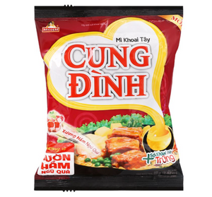 MICOEM CUNG DINH ベトナム インスタント麺 ビーフシッチュー風味 77g  / Mì khoai tây Cung Đình sườn hầm ngũ quả gói 80g