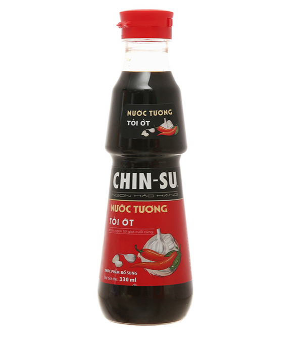 CHIN-SU garlic chili sauce / Nước tương CHIN-SU chai 330ml