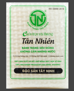 Tân Nhiên 브랜드 라이스페이퍼 /Đặc sản Tây Ninh – Bánh trang siêu mỏng - Bánh tráng Tân Nhiên - 470g 