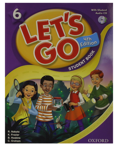 Lets Go 4th Edition Level 6 Student Book with Audio CD Pack (Let's Go)