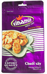 Vinamit fruit chips banana flavor 100g