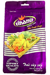 Vinamit 과일 칩 과일 &amp; 야채 믹스 맛 100g